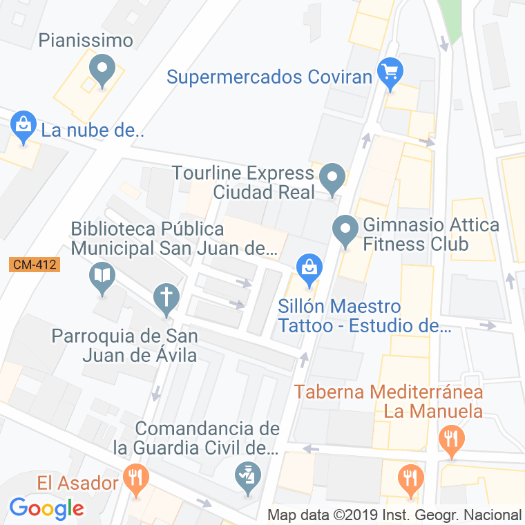 Código Postal calle Lugo en Ciudad Real