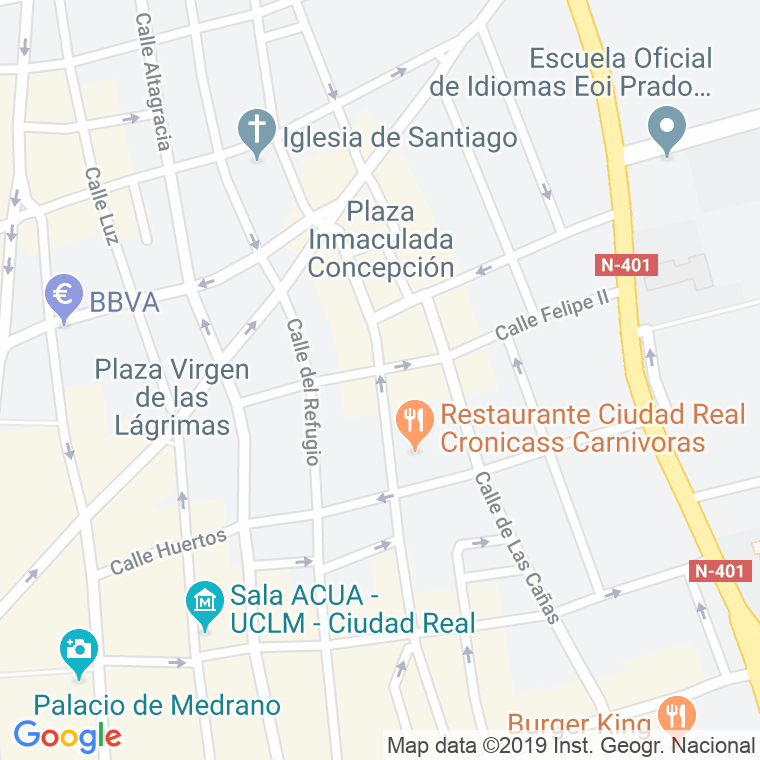 Código Postal calle Lirio en Ciudad Real