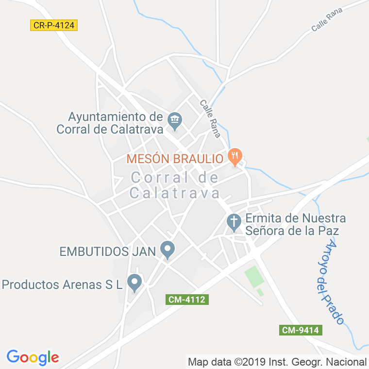 Código Postal de Corral De Calatrava en Ciudad Real