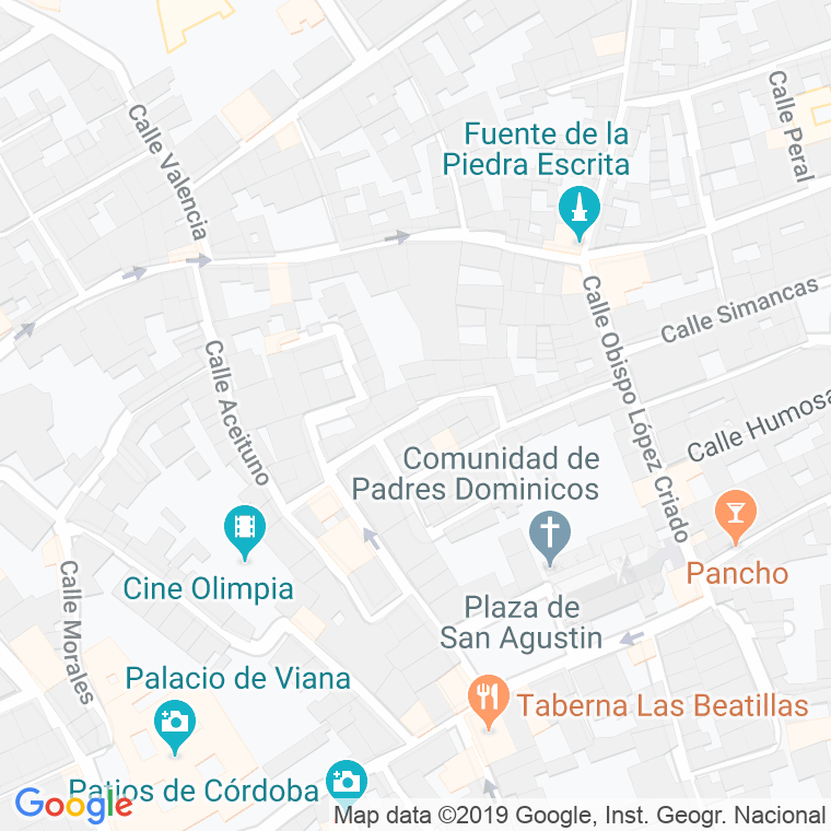 Código Postal calle Alonso Gomez De Sandoval en Córdoba