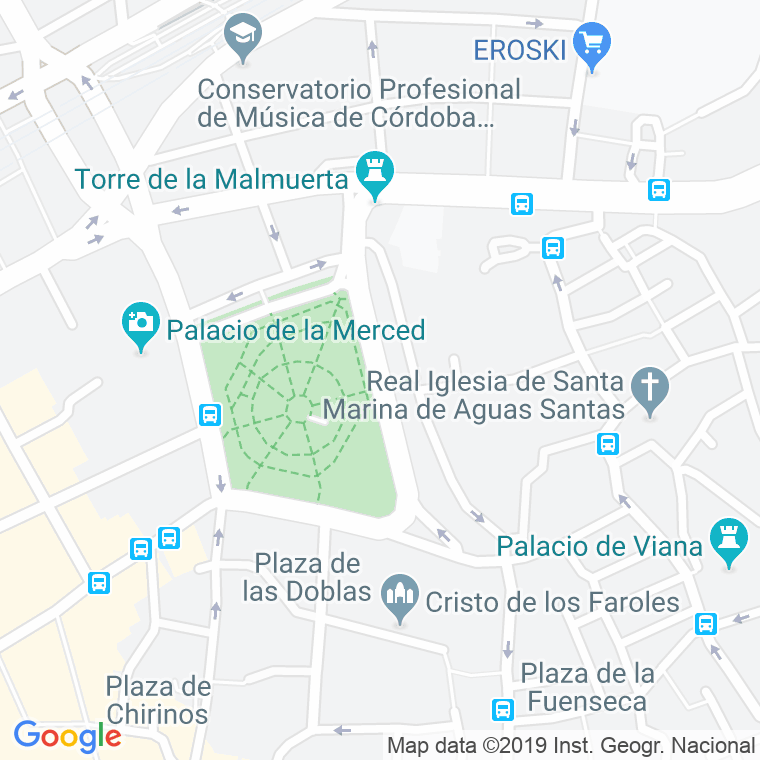 Código Postal calle Colon, plaza en Córdoba