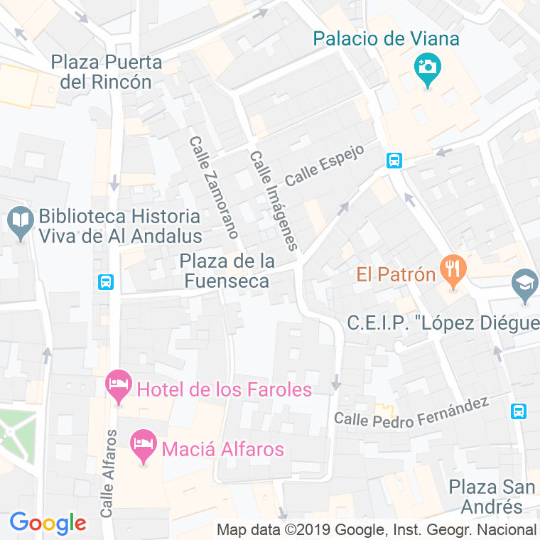 Código Postal calle Juan Rufo en Córdoba