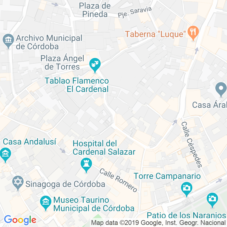 Código Postal calle Buen Pastor en Córdoba
