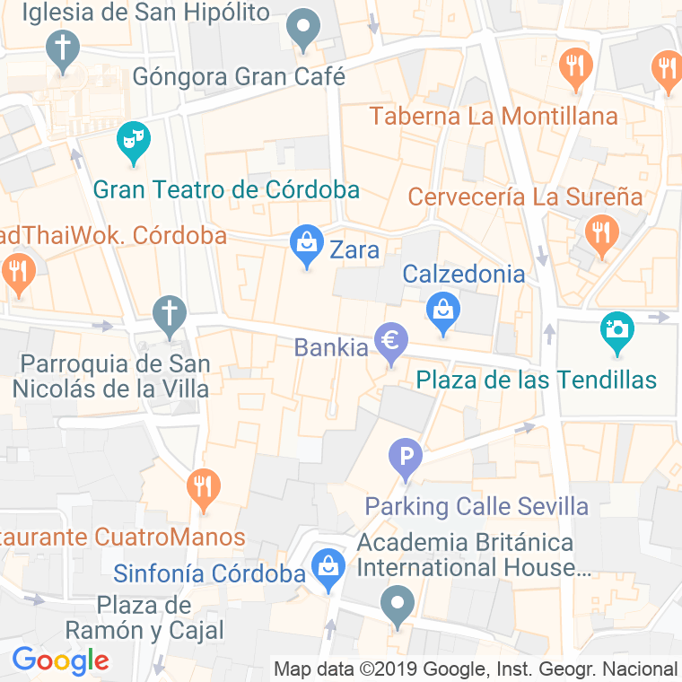 Código Postal calle Conde De Gondomar en Córdoba