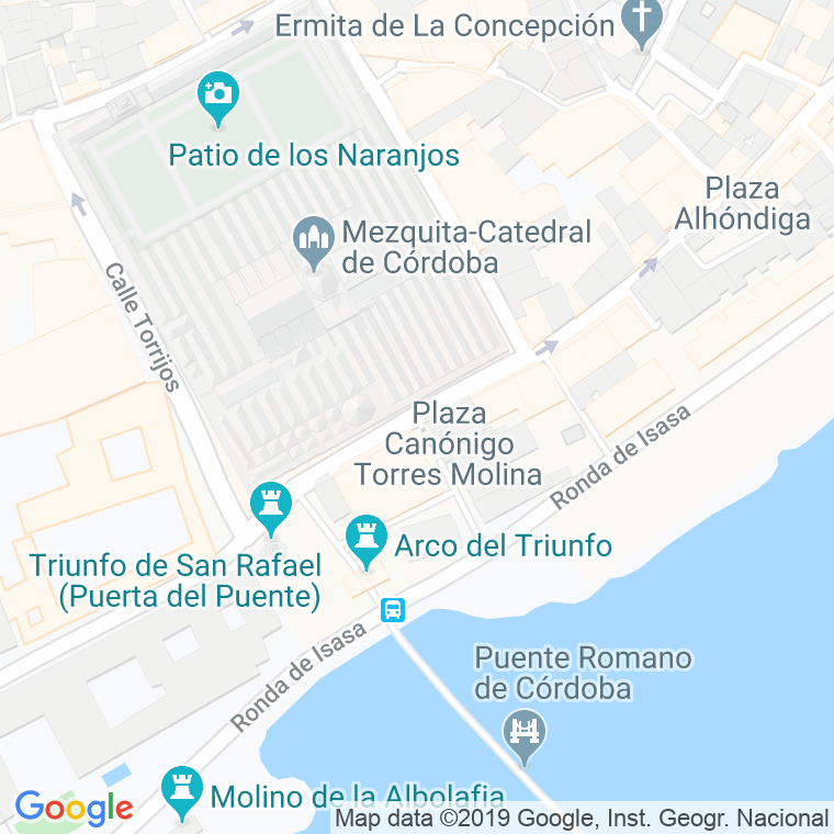 Código Postal calle Corregidor Luis De La Cerda en Córdoba