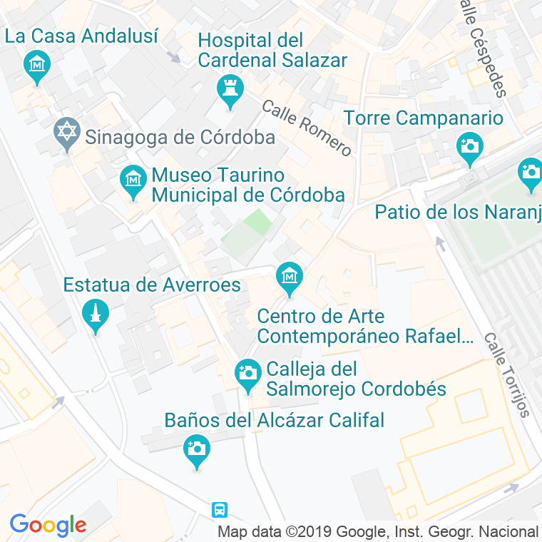 Código Postal calle Juda Levi, plaza en Córdoba
