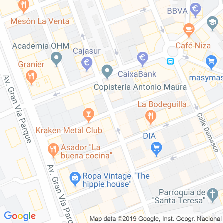 Código Postal calle Alderetes, Los en Córdoba