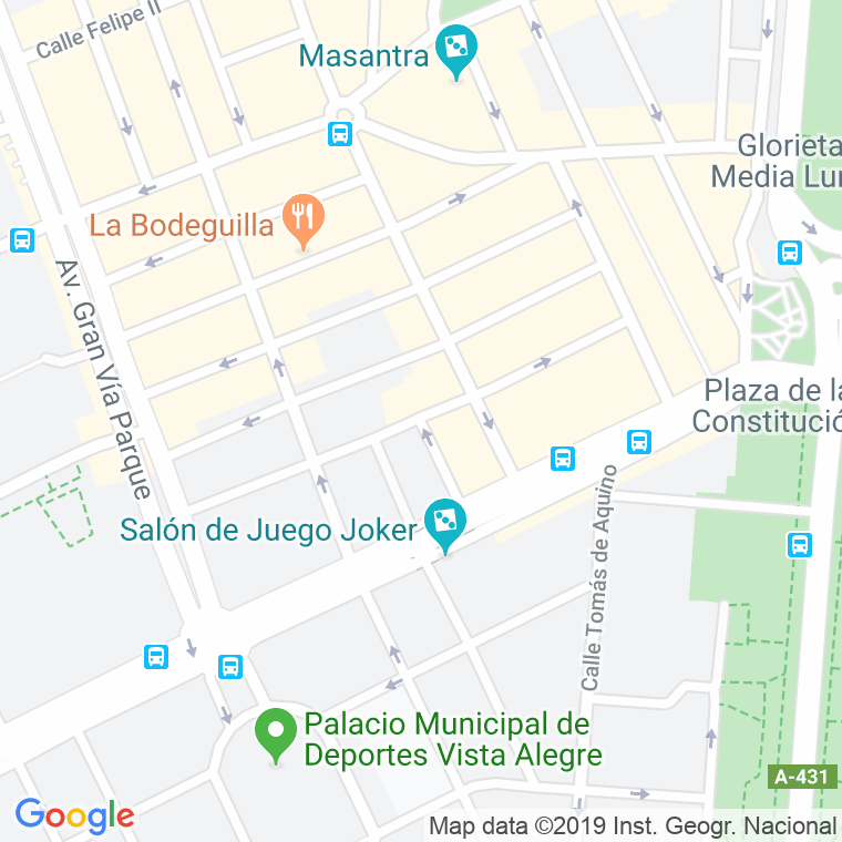 Código Postal calle Decano Fernandez Y Castillejo en Córdoba