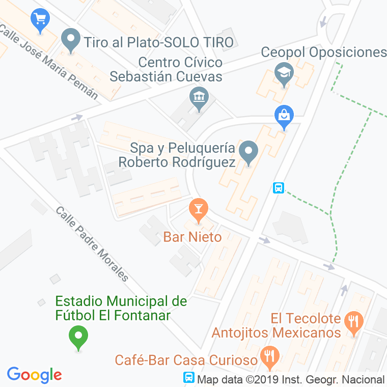 Código Postal calle Doctor Jose Altolaguirre en Córdoba