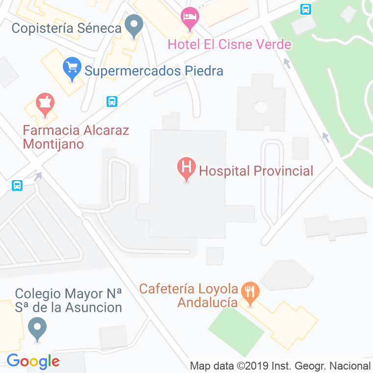 Código Postal calle Hospital General en Córdoba