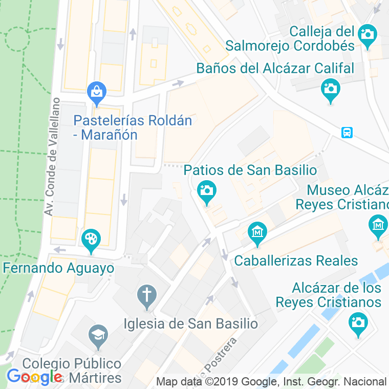Código Postal calle Martin De Roa en Córdoba