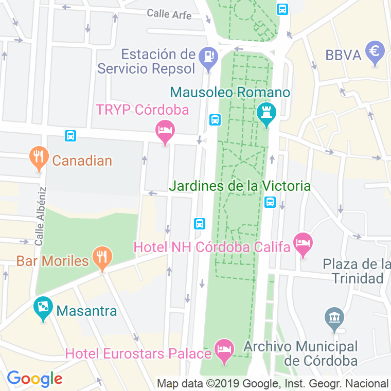 Código Postal calle Republica Argentina, avenida (Pares Del 14 Al Final) en Córdoba