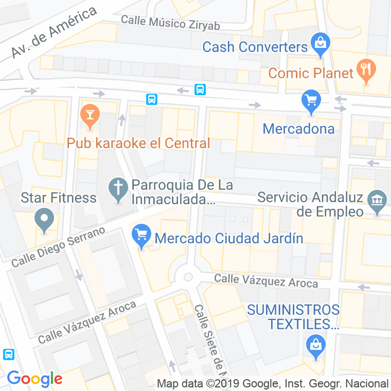 Código Postal calle Alcalde Fernandez De Mesa Porras en Córdoba