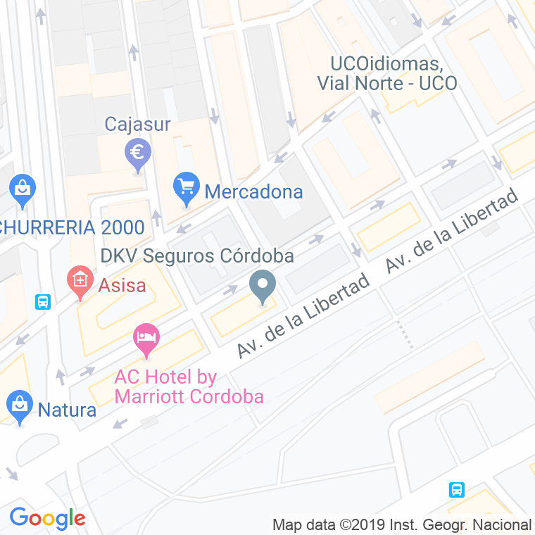 Código Postal calle Anastasio Relaño en Córdoba