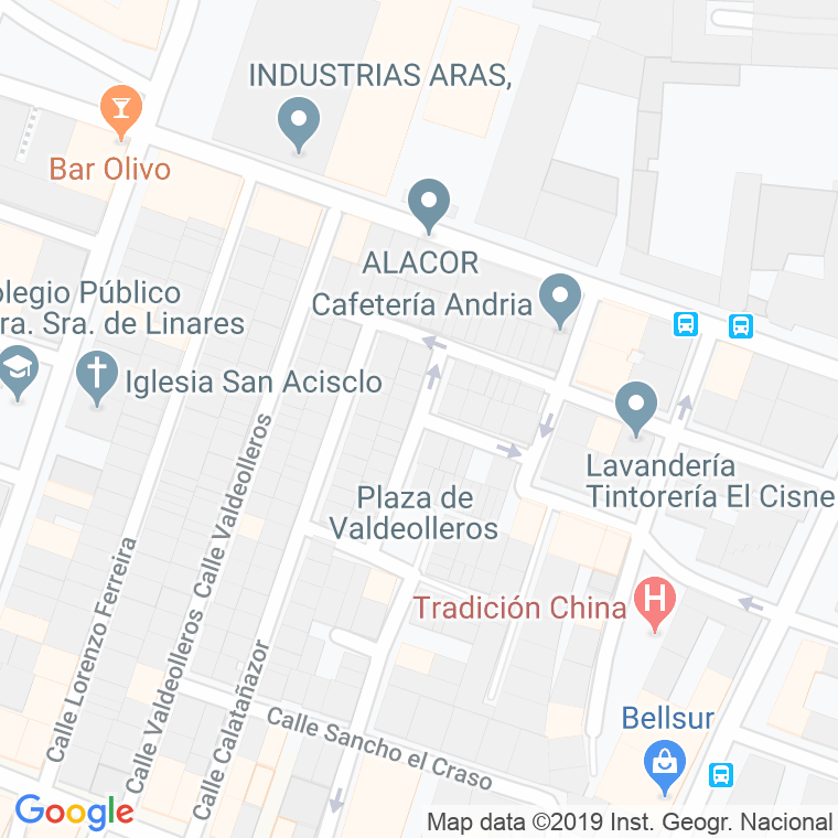 Código Postal calle Expoz Y Mina en Córdoba