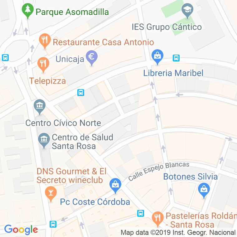 Código Postal calle Farsalia en Córdoba