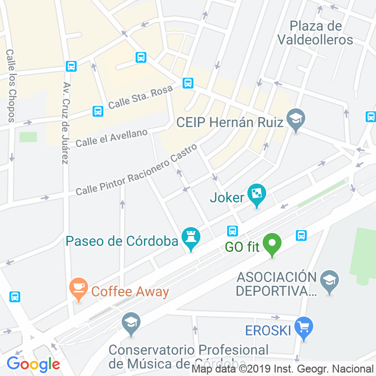 Código Postal calle Martin Gaite en Córdoba
