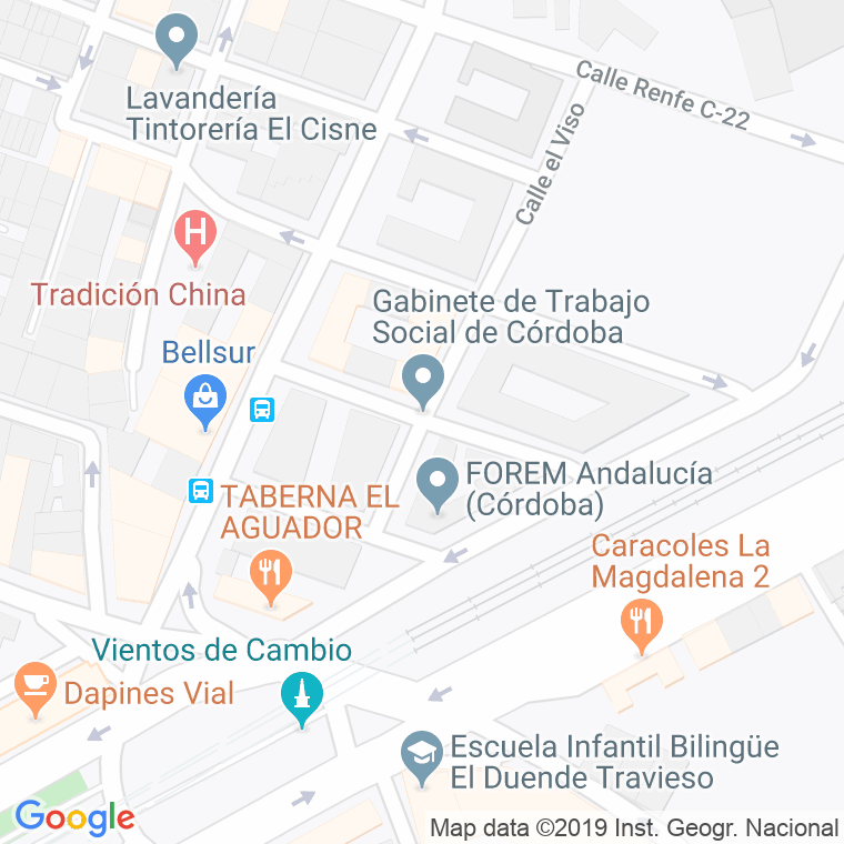 Código Postal calle Puerto Calatraveño en Córdoba