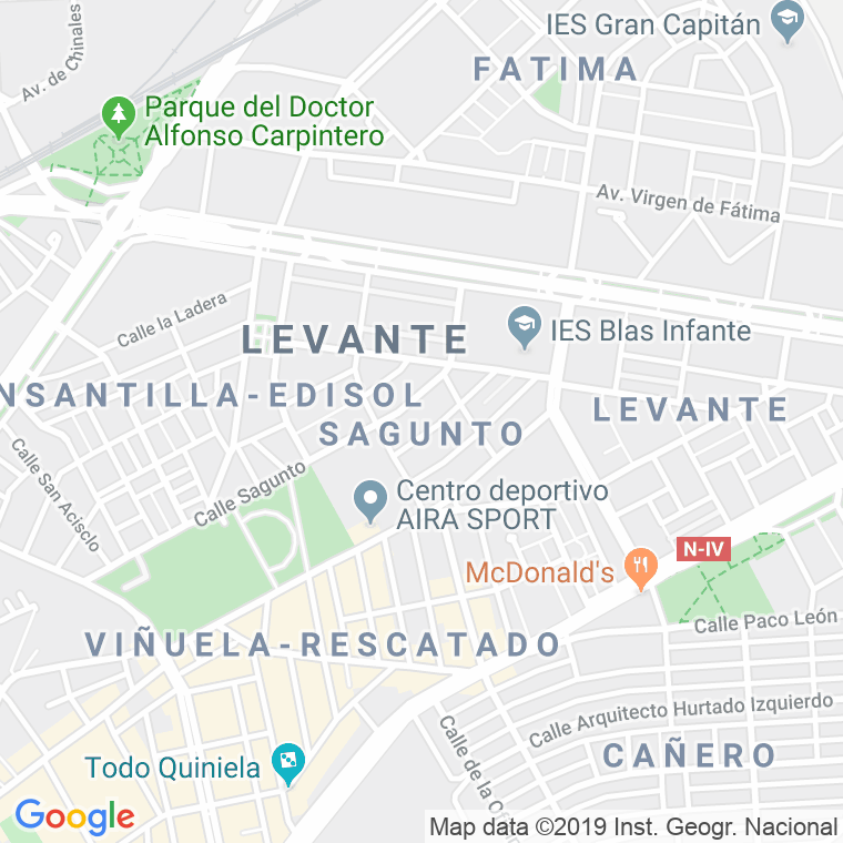 Código Postal calle Sagunto en Córdoba