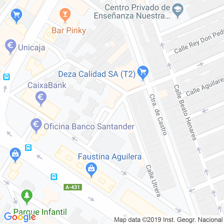 Código Postal calle Ciudad De Linares en Córdoba