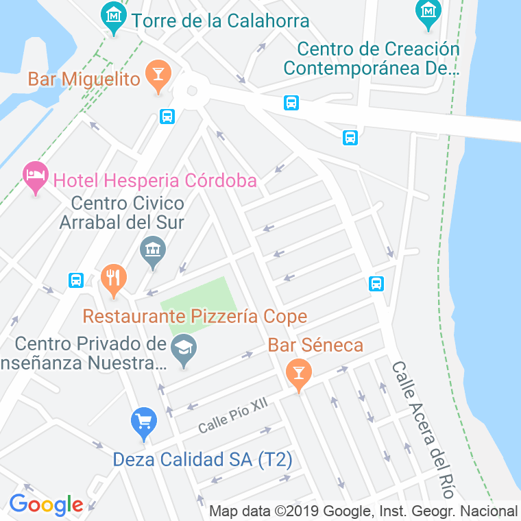 Código Postal calle Fray Pedro De Cordoba en Córdoba