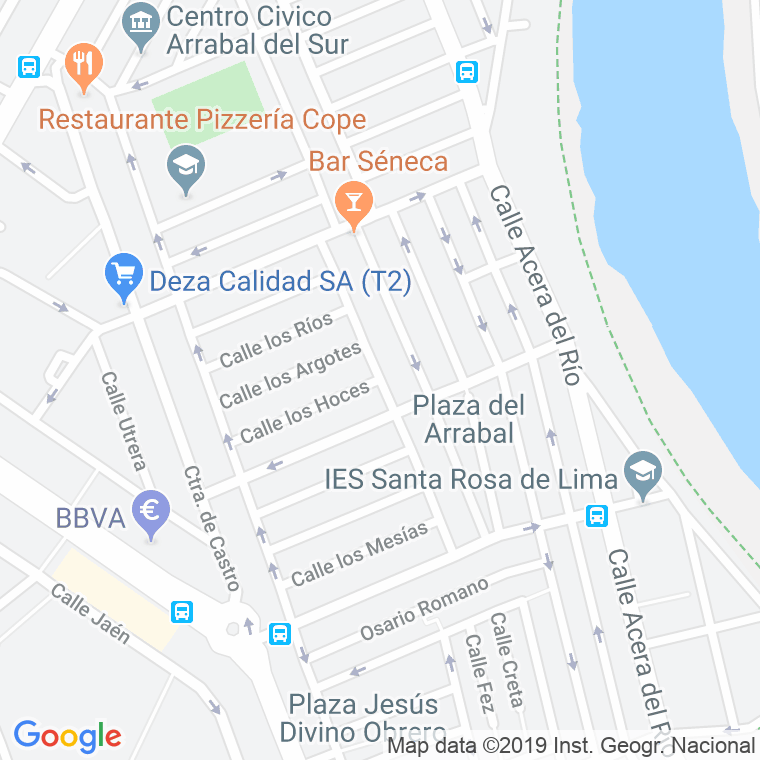 Código Postal calle Hoces, Los en Córdoba