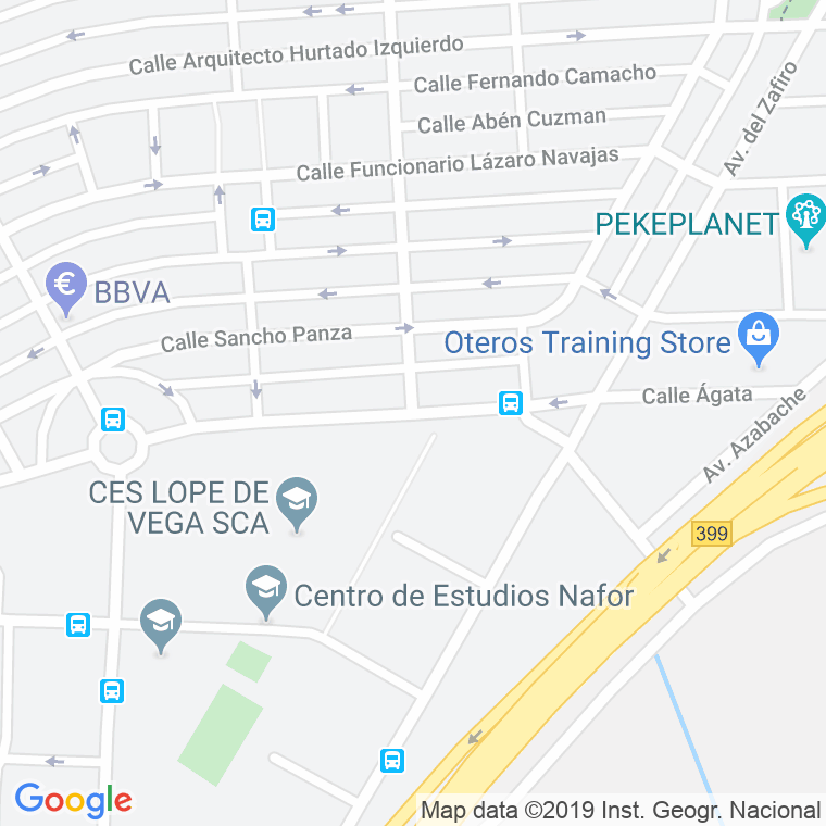 Código Postal calle Alonso Gomez De Figueroa, De   (Pares Del 2 Al Final) en Córdoba