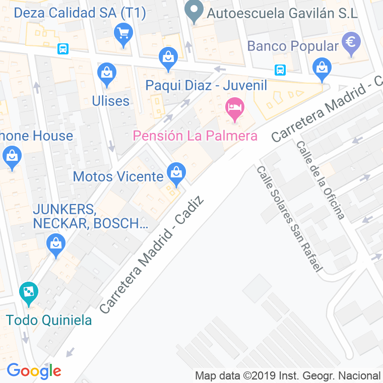 Código Postal calle Antequera en Córdoba