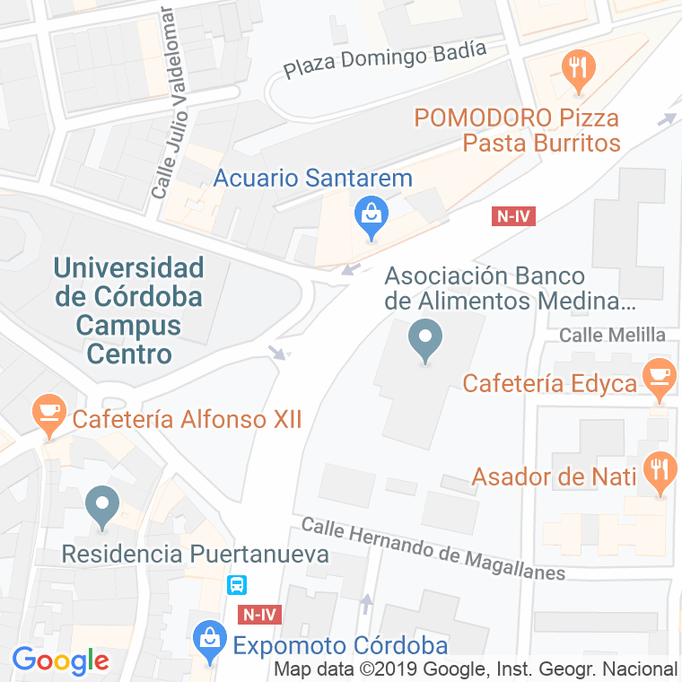 Código Postal calle Campo De San Anton en Córdoba