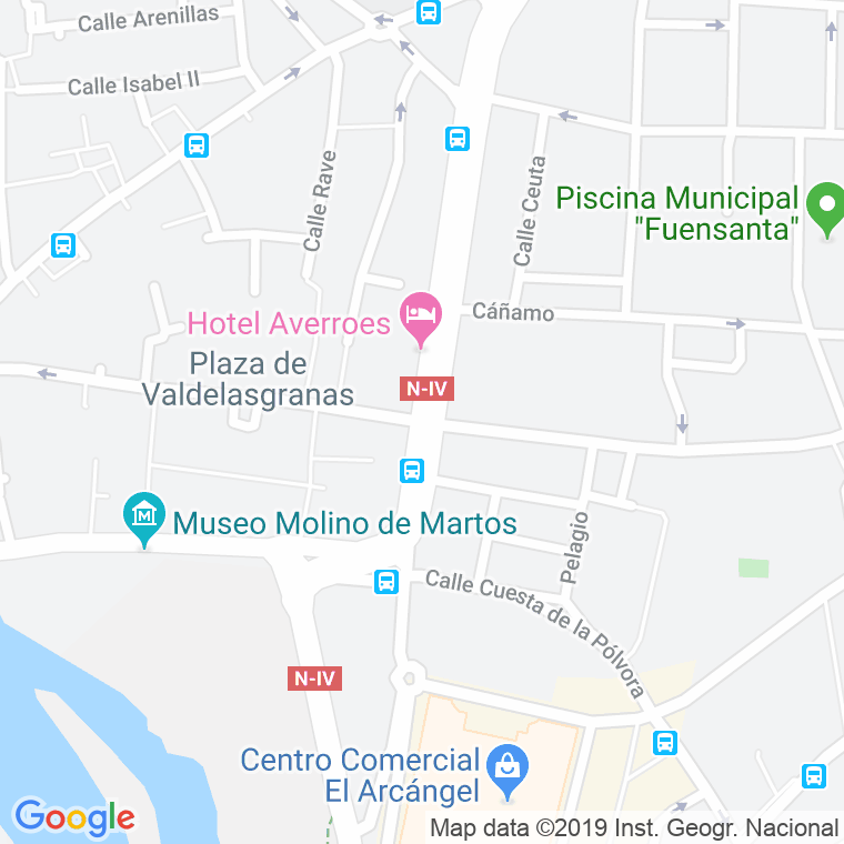 Código Postal calle Campo Madre De Dios   (Impares Del 1 Al Final) en Córdoba