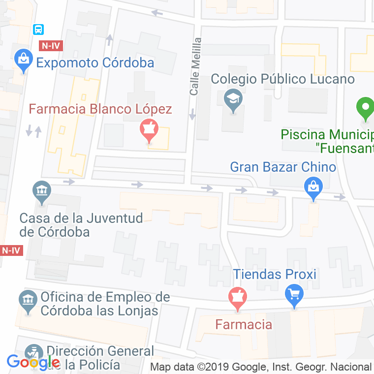 Código Postal calle Cañamo en Córdoba