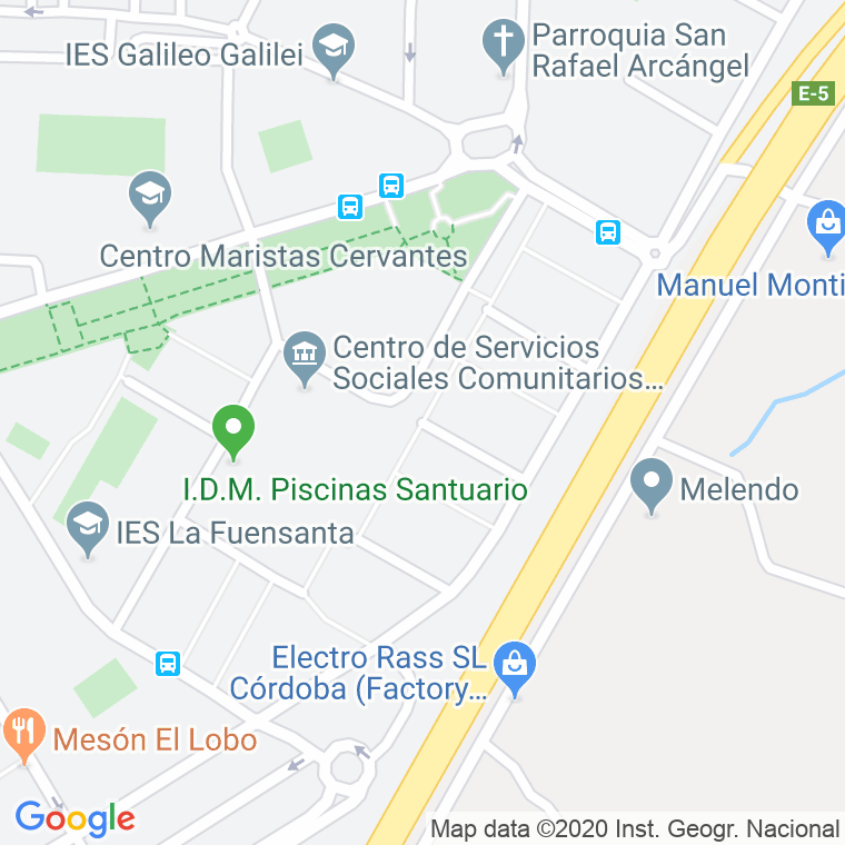 Código Postal calle Cruz, De La, pasaje en Córdoba