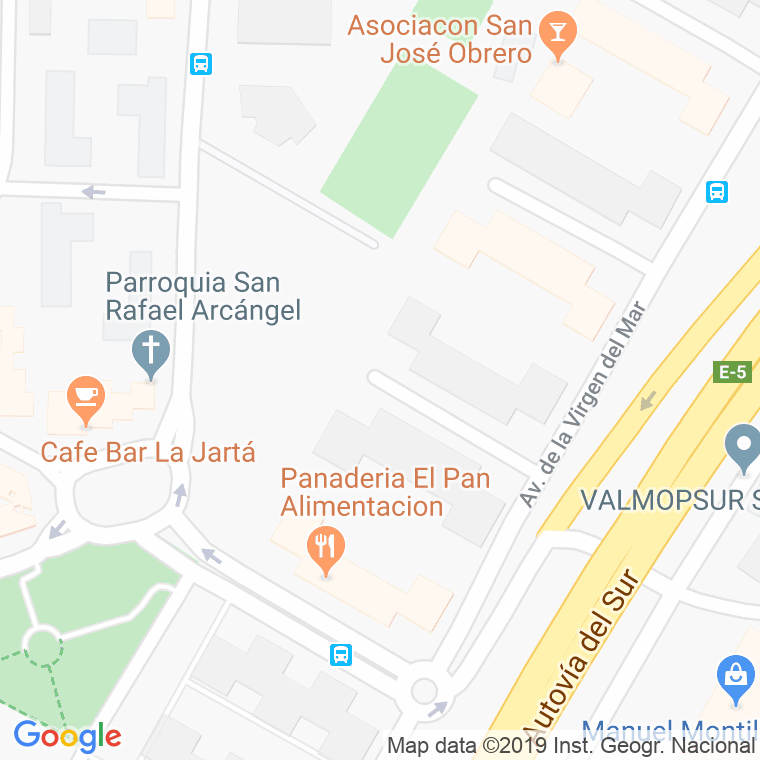 Código Postal calle Escultor Benlliure en Córdoba