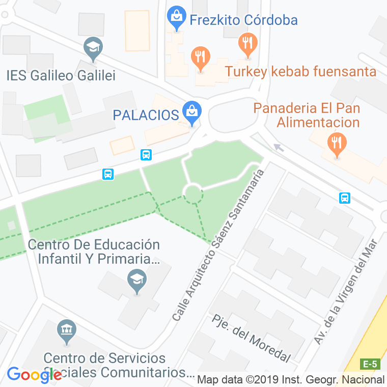 Código Postal calle Escultor Garcia Rueda, plaza en Córdoba