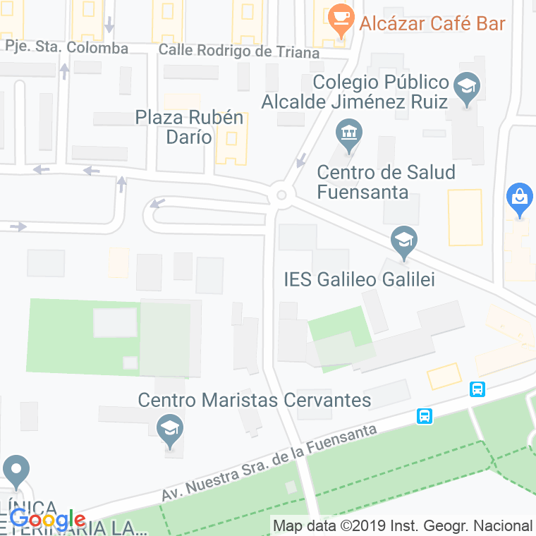 Código Postal calle Hermanos Pinzones en Córdoba