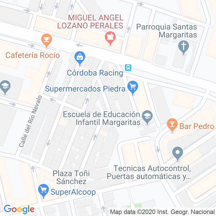 Código Postal calle Gomez Bravo en Córdoba