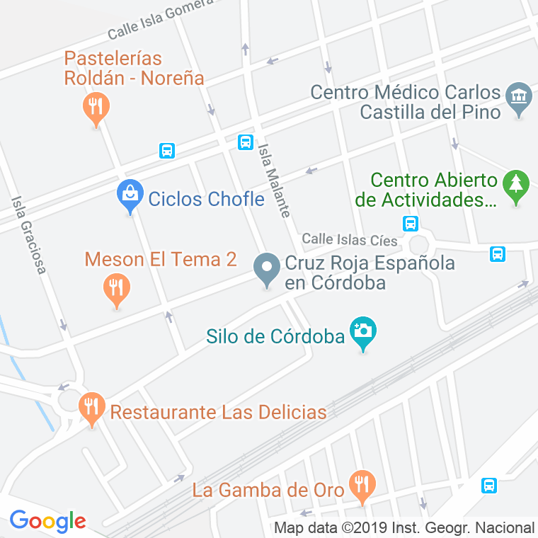 Código Postal calle Isla Tabarca en Córdoba
