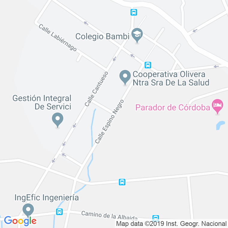 Código Postal calle Espino Negro en Córdoba