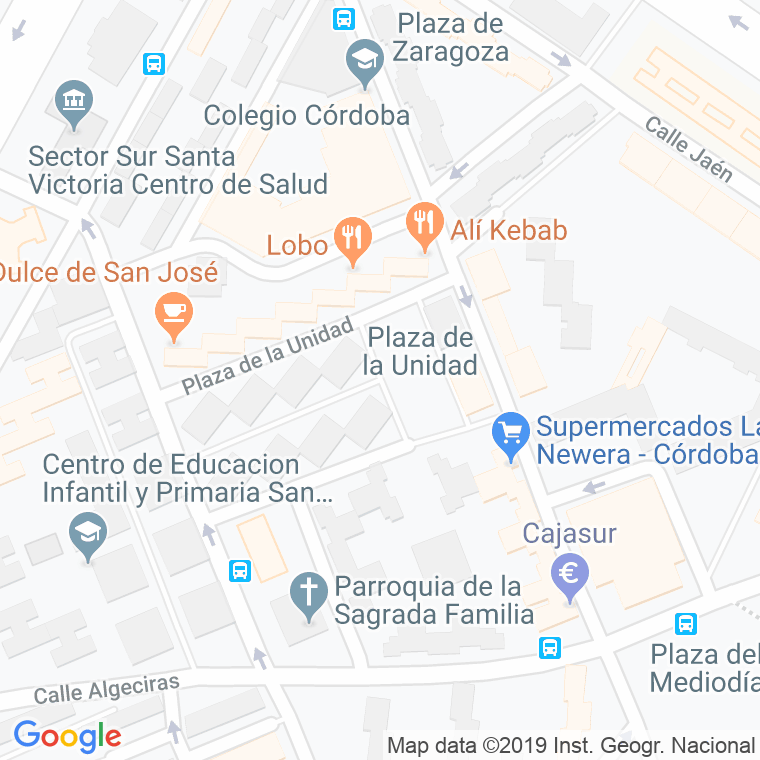 Código Postal calle Belalcazar, pasaje en Córdoba