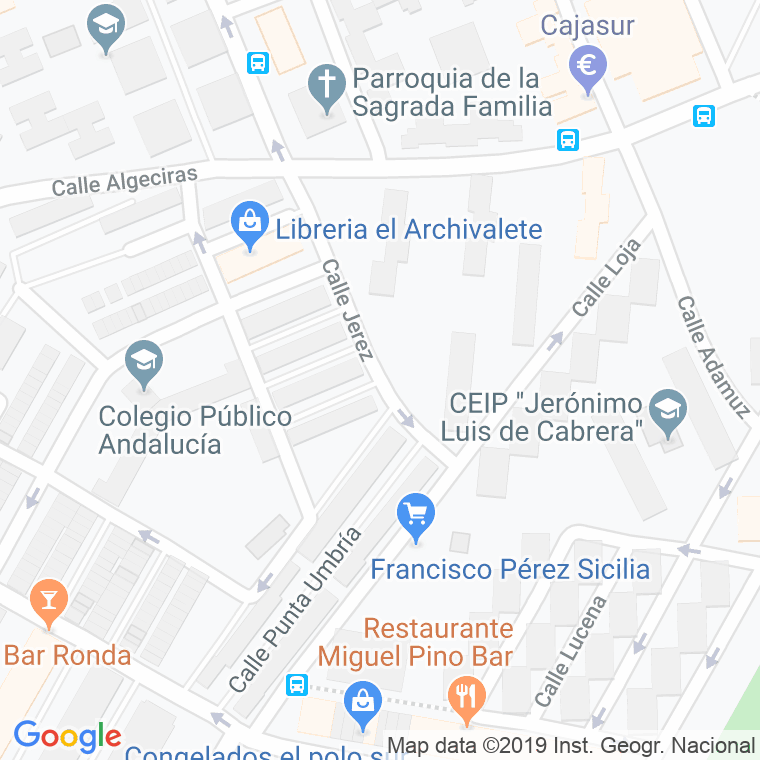 Código Postal calle Niebla en Córdoba