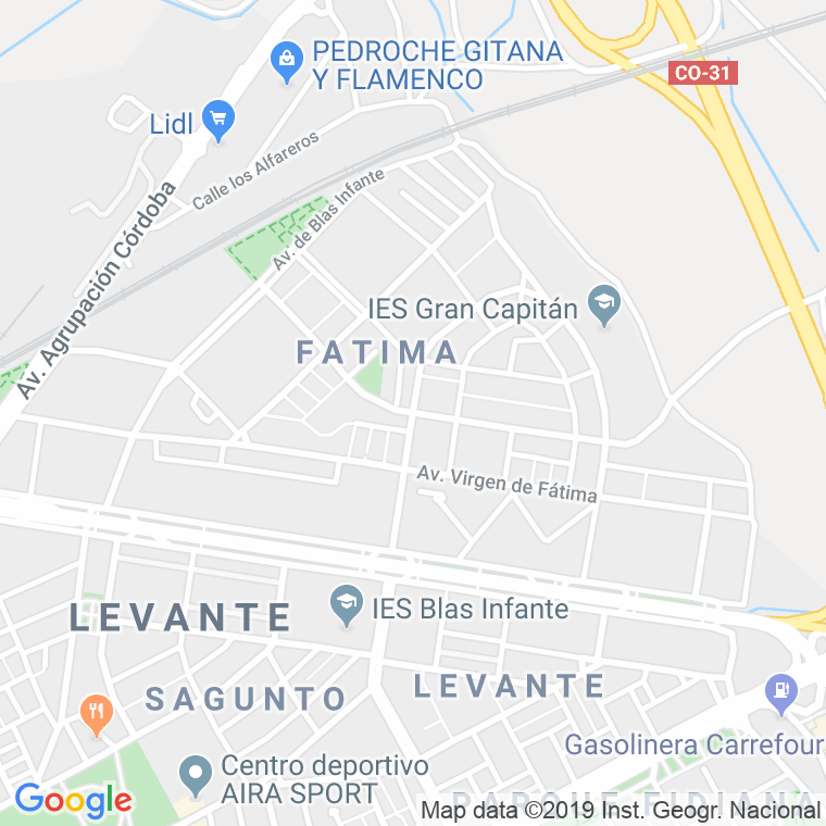 Código Postal calle Arcos De La Frontera en Córdoba