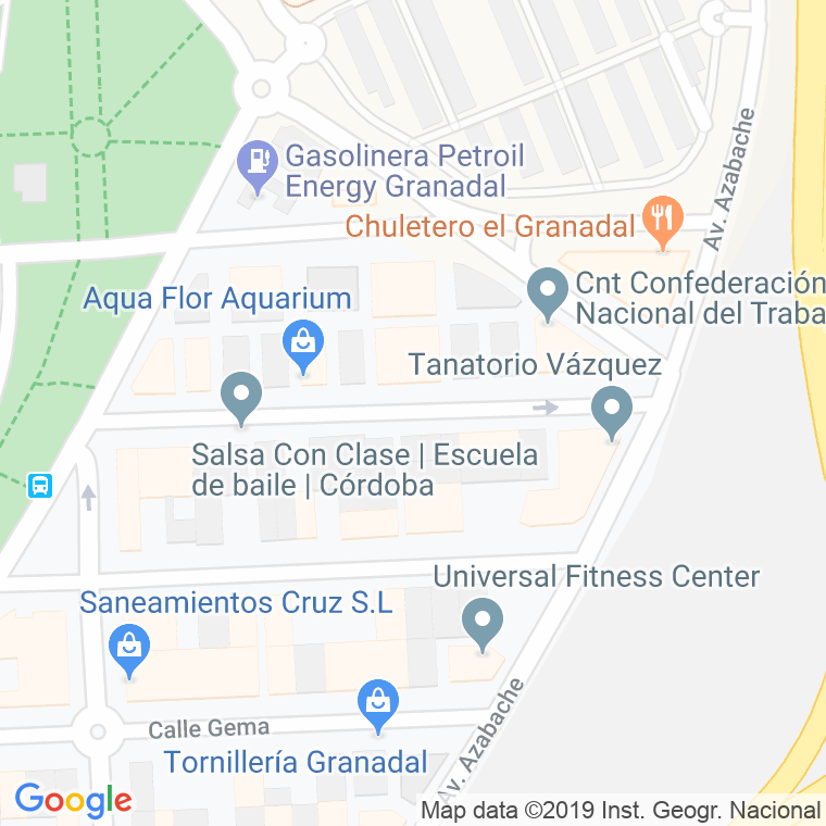Código Postal calle Esmeralda en Córdoba