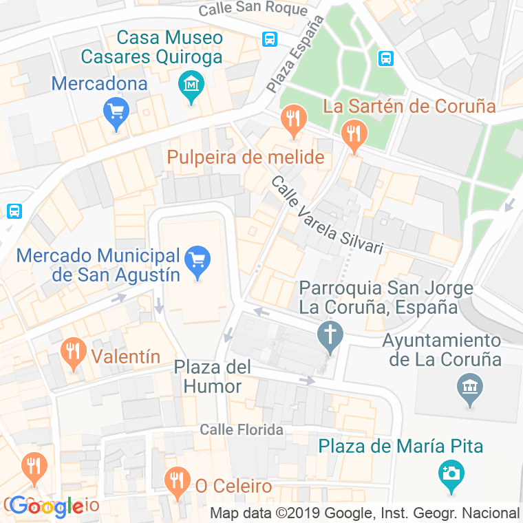 Código Postal calle Plaza en A Coruña