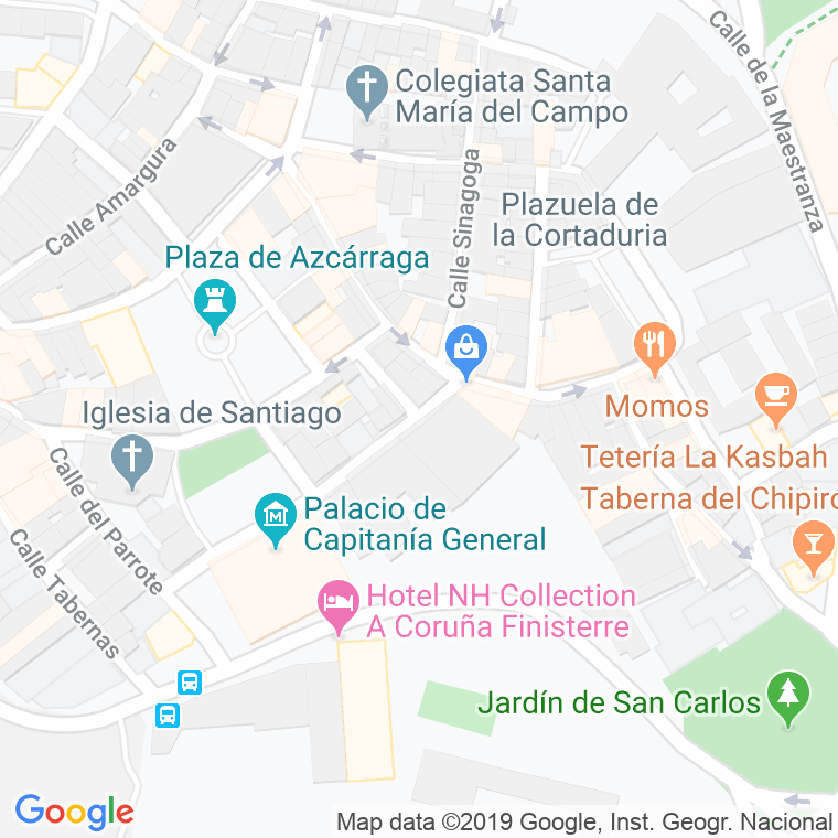 Código Postal calle Principe en A Coruña