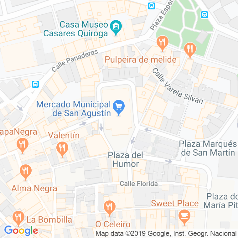 Código Postal calle San Agustin, cuesta en A Coruña