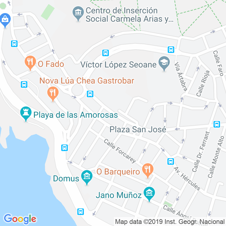 Código Postal calle Alcalde Sanjurjo en A Coruña