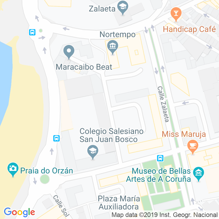 Código Postal calle Don Bosco en A Coruña