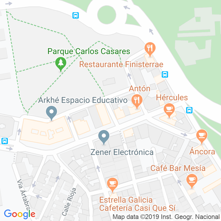 Código Postal calle Martinez Moras en A Coruña