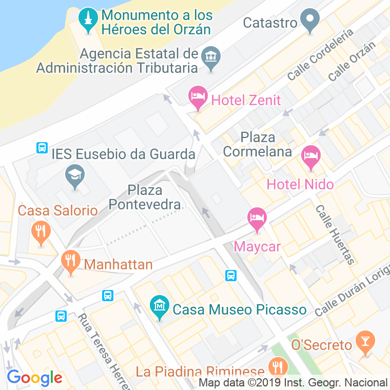 Código Postal calle Regidor Somoza en A Coruña