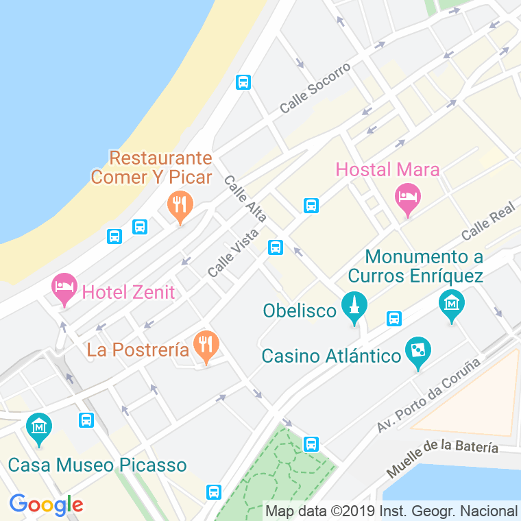 Código Postal calle San Andres en A Coruña